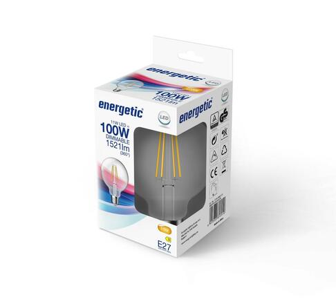 NORDLUX E27 G95 Dim 2700K 1521lm 5216000121