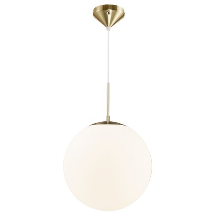 NORDLUX závěsné svítídlo Grant 35 25W E27 mosaz opál 2010573035