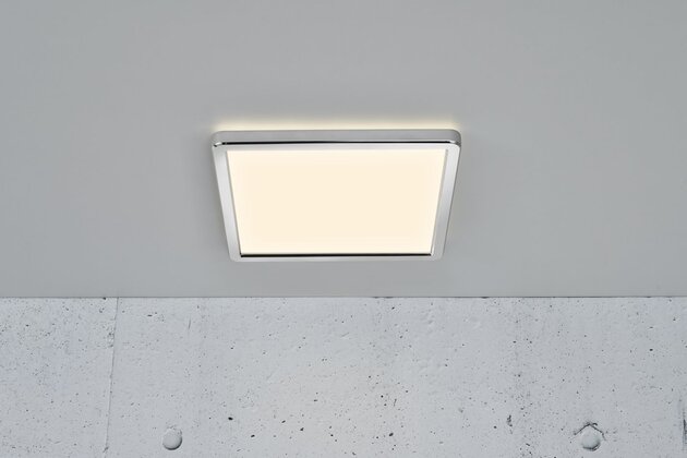 NORDLUX stropní svítidlo Oja 29x29 IP54 BATH 3000K/4000K 14,5W LED chrom bílá 2015066133