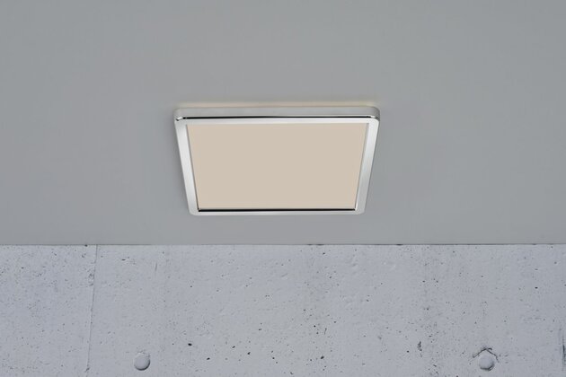 NORDLUX stropní svítidlo Oja 29x29 IP54 BATH 3000K/4000K 14,5W LED chrom bílá 2015066133