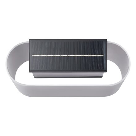 NORDLUX Piola Solar Light venkovní nástěnné svítidlo solární bílá 2418051001