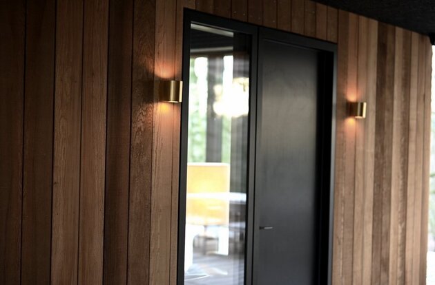 NORDLUX venkovní nástěnné svítidlo Canto 2 2x6W LED mosaz čirá 49701035