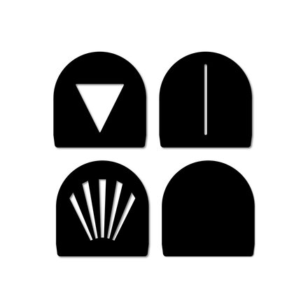 NORDLUX Canto 2 venkovní nástěnné svítidlo černá 49701203