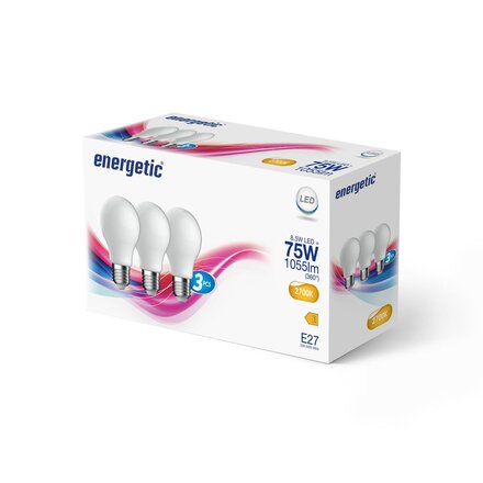 NORDLUX E27 A60 3-kit 2700K 1055lm 5181021523