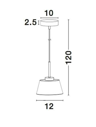 NOVA LUCE závěsné svítidlo BOCCALE chromovaný hliník čiré sklo G9 1x5W IP20 vč. žárovky 1300301301