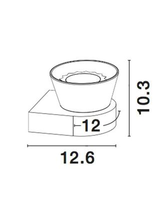 NOVA LUCE nástěnné svítidlo BOCCALE chromovaný hliník čiré sklo G9 1x5W IP20 vč. žárovky 1300301302