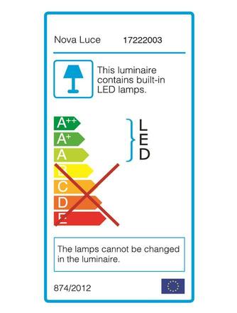 NOVA LUCE závěsné svítidlo ARIA chromovaný hliník a akryl nastavitelné LED 85W 3000K IP20 17222003