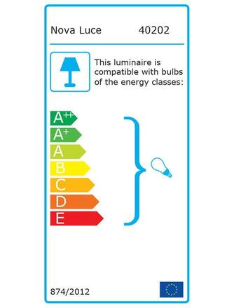 NOVA LUCE stojací lampa ALMA přírodní dřevo bílé stínidlo černý kabel E27 1x12W bez žárovky 40202