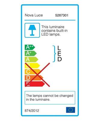 NOVA LUCE stropní ventilátor se světlem SAMOA tělo z oceli matná černá a sklo 3ABS černé listy LED 18W 3000K 5267301