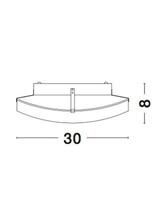 NOVA LUCE stropní svítidlo QUALE matné bílé sklo chromovaný kov E27 1x12W 600301