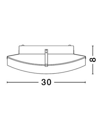 NOVA LUCE stropní svítidlo ANCO matné bílé sklo chromovaný kov E27 1x12 W 600401