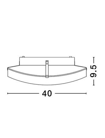 NOVA LUCE stropní svítidlo ANCO matné bílé sklo chromovaný kov E27 2x12W 600402