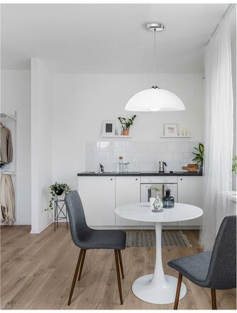 NOVA LUCE závěsné svítidlo VINCA chromovaný kov bílá sklo E27 1x12W 600822