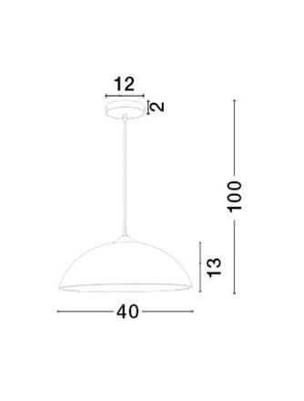 NOVA LUCE závěsné svítidlo VINCA chromovaný kov bílá sklo E27 1x12W 600822