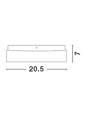 Nova Luce Elegantní koupelnové stropní svítidlo Cube z bílého opálového skla - 1 x 40 W, 205 x 205 x 70 mm NV 6110041