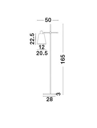 Nova Luce Designová stojací lampa Signore NV 6270201