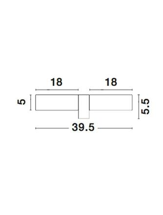 NOVA LUCE nástěnné svítidlo POLO bílé opálové sklo chromovaný hliník E14 2x5W bez žárovky IP44 6310541