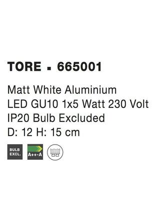 Nova Luce Moderní stropní svítidlo Tore s nastavitelným spotem NV 665001
