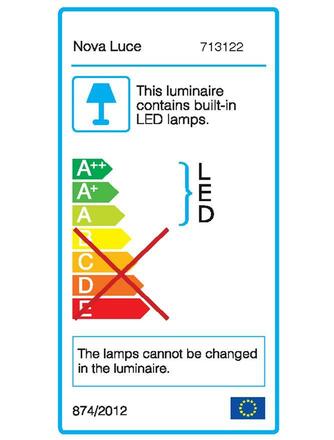 NOVA LUCE venkovní nástěnné svítidlo TWIN tmavě šedý hliník akrylový difuzor LED 2x5W 3000K 220-240V rotační 0-90st. IP54 713122