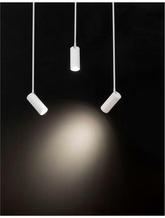 Nova Luce Vestavné výklopné svítidlo Brando - max. 10 W, GU10, pr. 60 x 850 mm, bílá NV 7409603