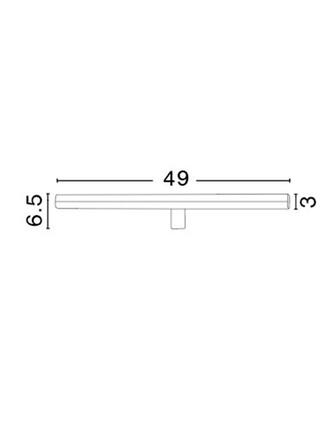 NOVA LUCE nástěnné svítidlo nad zrcadlo VANESE chromovaný hliník a akryl LED 12W 3000K IP44 787007