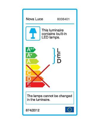 NOVA LUCE venkovní zapuštěné svítidlo do země BANG bílý hliník LED 1W 3V 3000K IP67 8038401