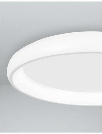 Nova Luce Stmívatelné nízké LED svítidlo Albi v různých variantách - pr. 810 x 85 mm, 80 W, bílá, stmívatelné NV 8105607 D