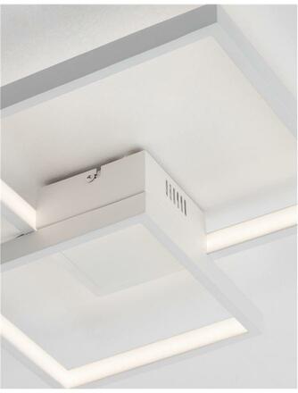 Nova Luce Moderní přisazené LED svítidlo Bilbao v několika variantách - 25 W LED, 1600 lm, 460 x 460 x 65 mm NV 8160162