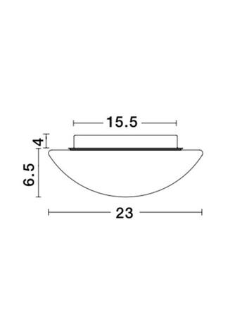 NOVA LUCE stropní svítidlo BREST stropní svítidlo bílé opálové sklo a kov E27 2x12W 832401