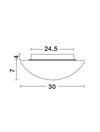 NOVA LUCE stropní svítidlo BREST stropní svítidlo bílé opálové sklo a kov E27 2x12W 832402