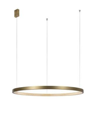 Nova Luce Elegantní závěsné LED svítidlo Vegas v luxusním zlatavém designu - 35 W LED, 1900 lm, pr. 1080 mm NV 86016805