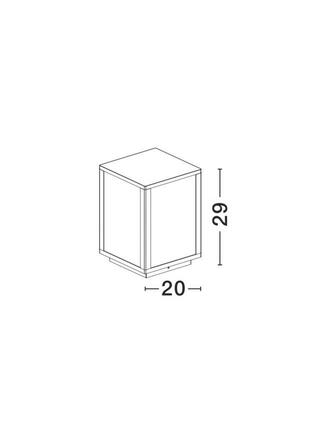 NOVA LUCE venkovní sloupkové svítidlo ZEST černý litý hliník čiré sklo E27 1x12W 220-240V IP54 bez žárovky 870045