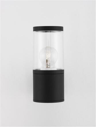 NOVA LUCE venkovní nástěnné svítidlo CETERA černý hliník a akryl E27 1x12W 220-240V IP54 bez žárovky 9002873