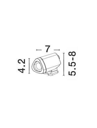 NOVA LUCE venkovní reflektor MINI černý hliník a sklo LED 3W 3000K 220-240V 24st. IP65 9010004