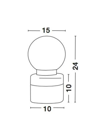 NOVA LUCE stolní lampa JULIET kouřové šedé sklo mosaz a šedá kovová základna E14 1x12W IP20 bez žárovky 9010264