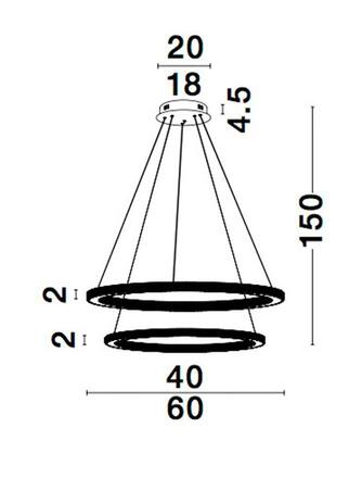 NOVA LUCE závěsné svítidlo CILION zlatý mosazný hliník a akryl LED 56W 230V 2926K IP20 stmívatelné 9011139