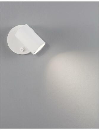 NOVA LUCE bodové svítidlo NET bílý hliník vypínač na těle GU10 1x10W IP20 220-240V bez žárovky 9011921