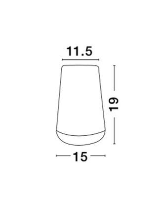 NOVA LUCE stolní lampa MARCO bílý kov přírodní dřevo E27 1x12W 230V IP20 bez žárovky 9014065