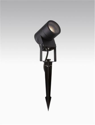 NOVA LUCE venkovní svítidlo s bodcem VIDA černý hliník a čiré sklo GU10 1x10W 220-240V bez žárovky IP65 9026128