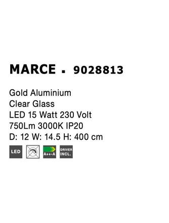 Nova Luce Originální elegantní LED lustr Marce NV 9028813