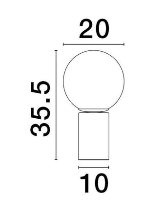 NOVA LUCE stolní lampa JIAN mosazný zlatý kov a bílé sklo s přechody E27 1x12W 230V IP20 bez žárovky 9028842