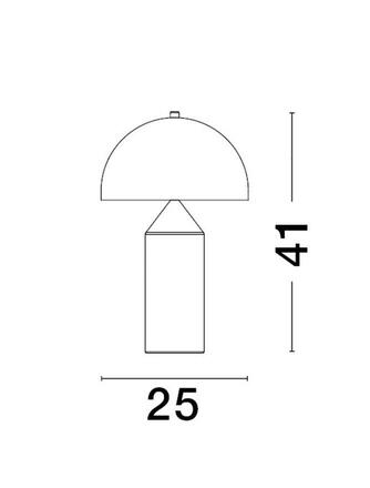 NOVA LUCE stolní lampa BOLT mosazný zlatý kov E27 1x12W 230V IP20 bez žárovky 9050162