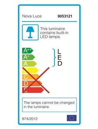 NOVA LUCE nástěnné svítidlo nad zrcadlo MONDRIAN bílý hliník a akryl LED 12W 220-240V 3000K IP44 9053121