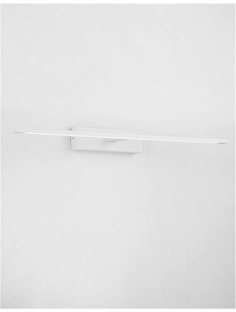 NOVA LUCE nástěnné svítidlo nad zrcadlo MONDRIAN bílý hliník a akryl LED 20W 220-240V 3000K IP44 9053201