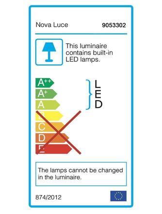 NOVA LUCE nástěnné svítidlo nad obrazy a zrcadla LIVIA černý hliník a akryl LED 30W 230V 3000K IP44 9053302