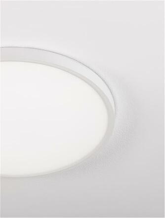 NOVA LUCE stropní svítidlo DIXIE LED stropní svítidlo bílá 36W 3000K/4000K/6500K D400 H25 9060190