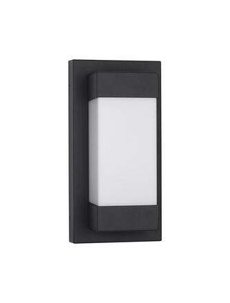 NOVA LUCE venkovní nástěnné svítidlo LETO černý hliník akrylový difuzor LED 18W 3000K 220-240V 120st. IP65 9060203