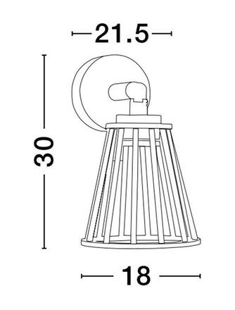 NOVA LUCE venkovní nástěnné svítidlo CARINA černý hliník LED 6W 279.09 lm 3000K 220-240V IP65 9060208