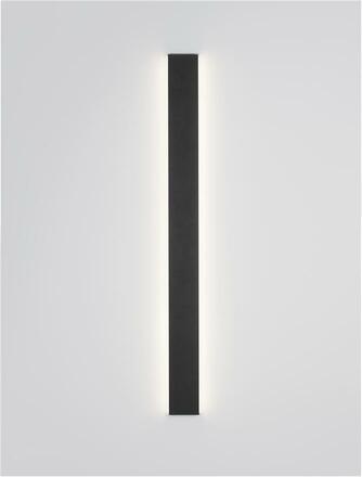 NOVA LUCE nástěnné svítidlo SELINE černý hliník LED Philips 36W 230V 3000K IP44 9060913