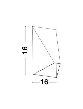 NOVA LUCE nástěnné svítidlo BAZZ bílý hliník a akryl LED 3W 230V 3000K IP20 9060930